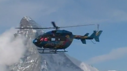 EC-135 Over the Matterhorn